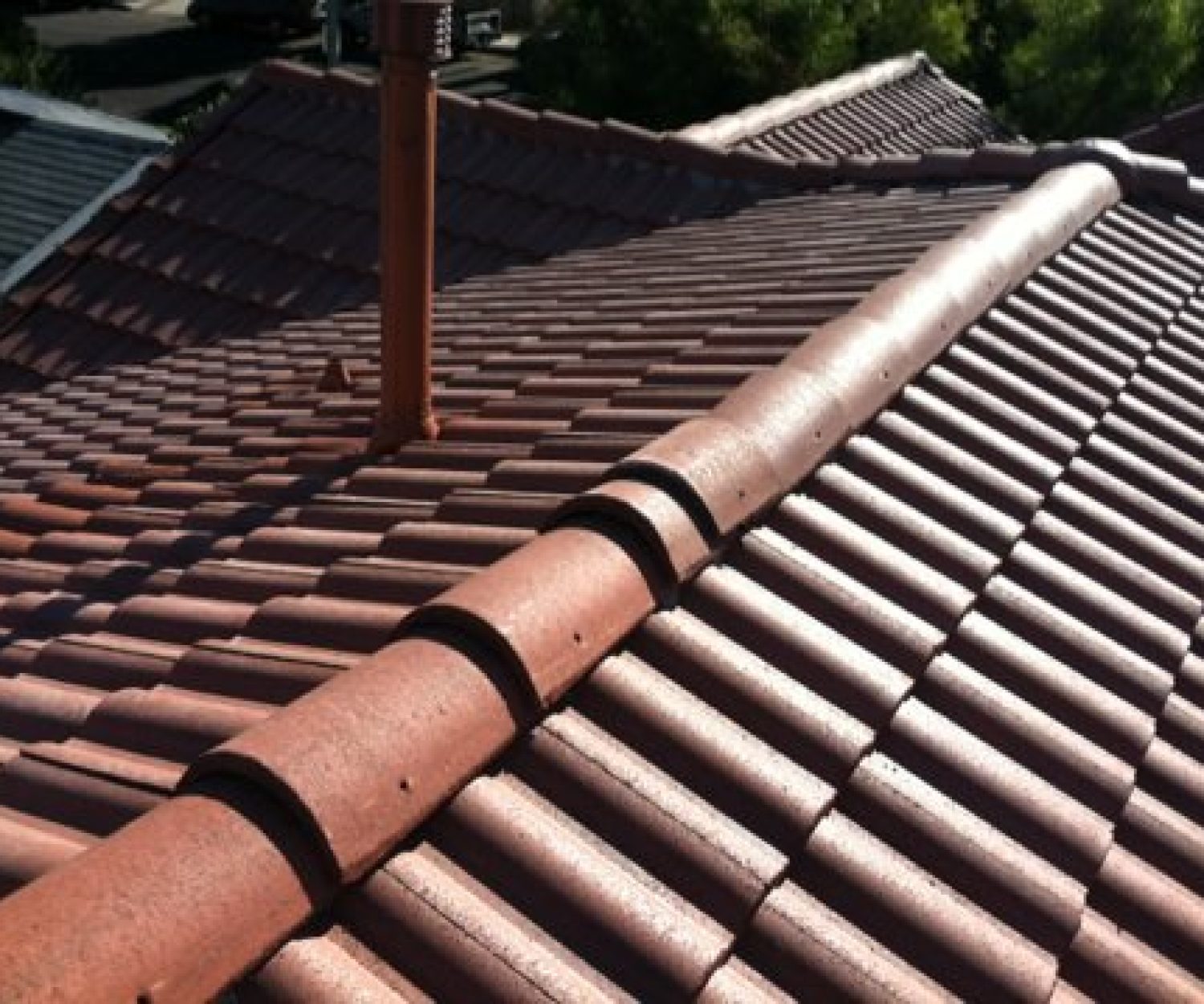 Clay S-Tile Roof, Rowland Heights