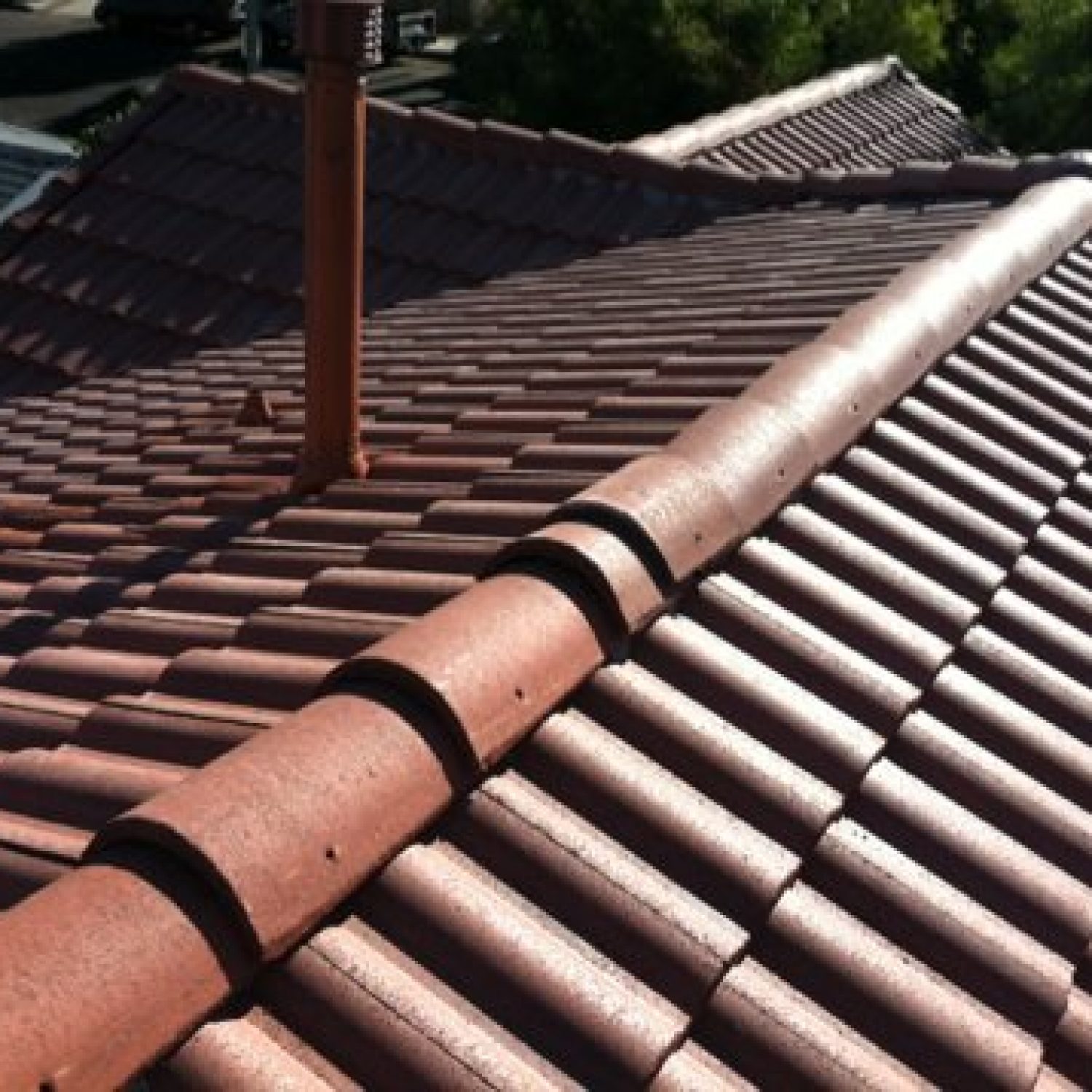 Clay S-Tile Roof, Rowland Heights