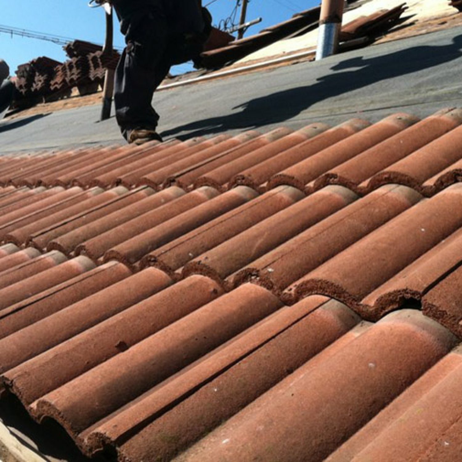 Concrete S Tile, Walnut